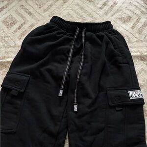Pro Club Black Heavyweight Cargo Sweats Size Small
